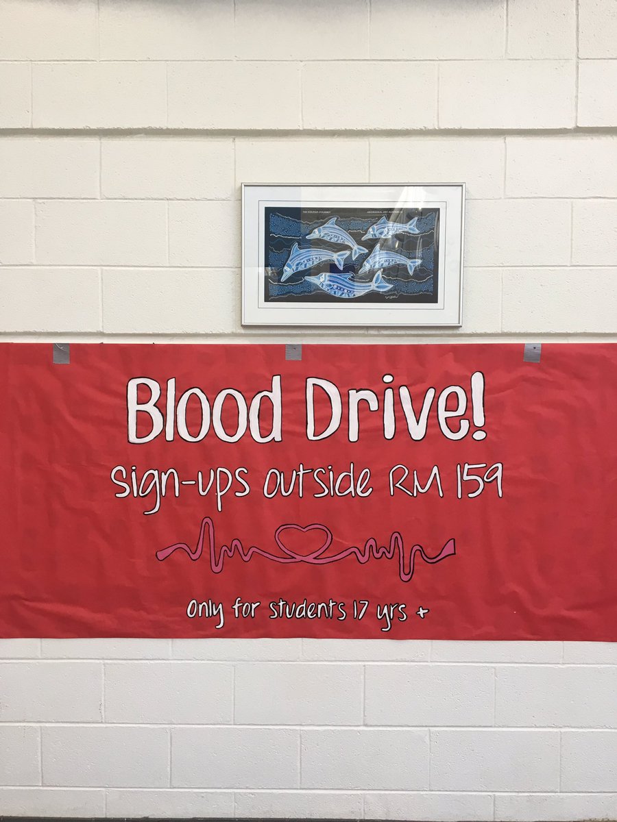 GravesAllison's tweet photo. You're someone's type!! #RedCross #donateblood @olhsNHS @OceanLakesHS https://t.co/H67o99EUC6
