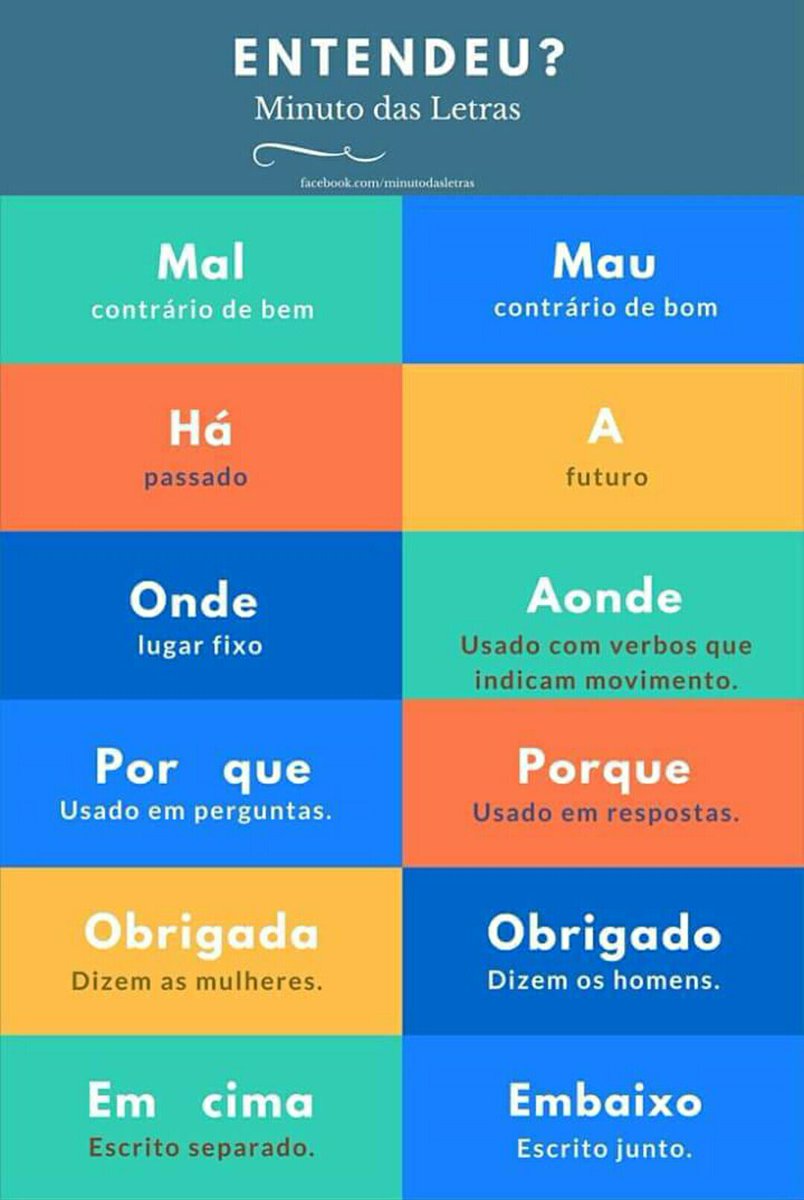 Erikamacedo08's tweet photo. #sópraconstar #aprendeai #linguaportuguesa #obrigadadenada
#timBETA https://t.co/M4PlrtBs0p