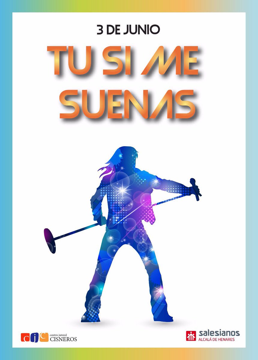 Aquí tenemos nuestra actividad final: Tú sí me suenas! Un show cargado de energía, motivación y mucho arte! Este sábado en el CJC. Vente! 😉