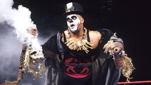 mikkelstrom78's tweet photo. Could be really awesome to see a @WWE match with @NativeTatanka vs Papa Shango (@TheRealGodfthr). https://t.co/G6GtvDlNHZ