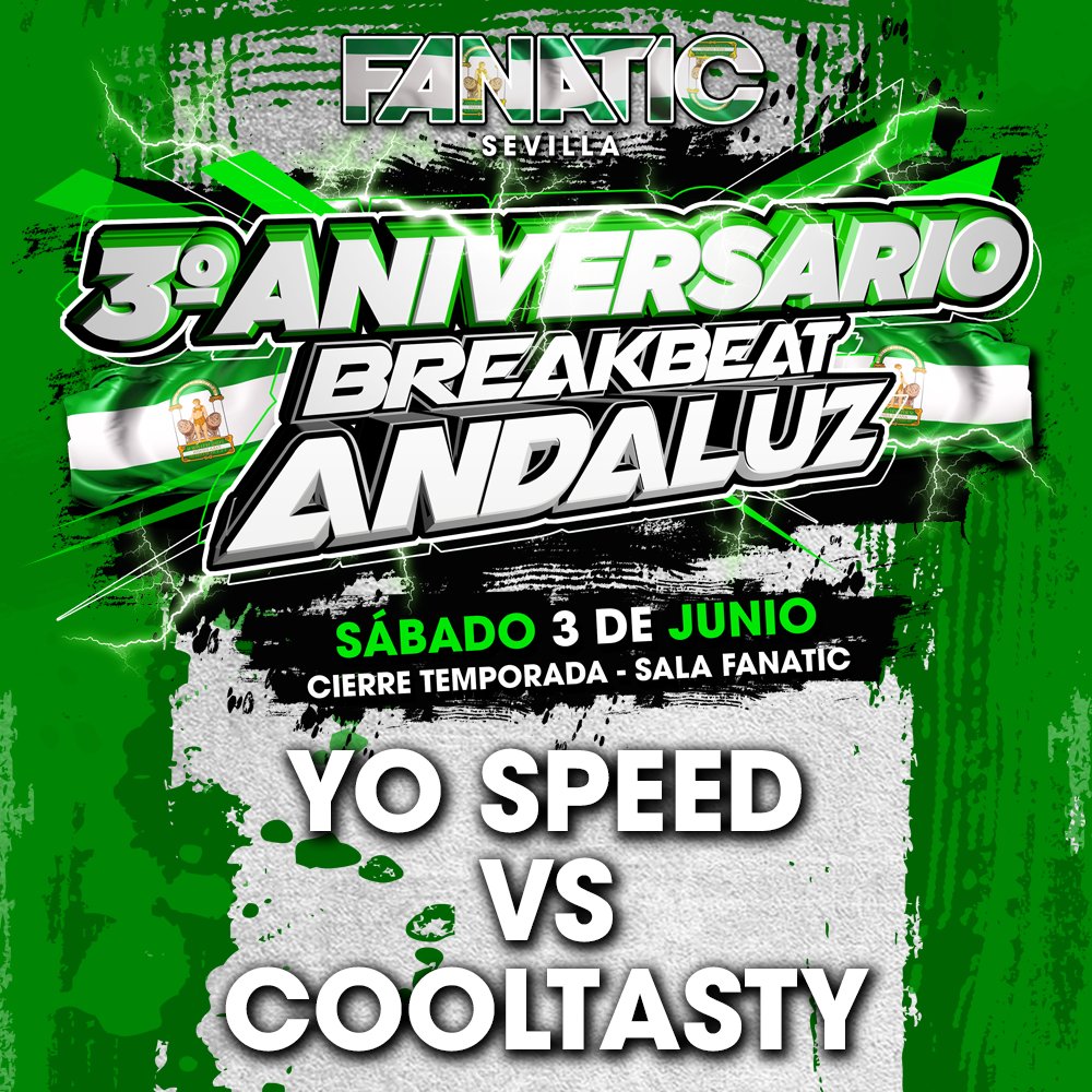 Fanatic_Club's tweet photo. ❌ Seguimos con los duelos! ❌
Yo Speed VS CoolTasty
Lucha de portentos que demostrarán su calidad este sábado en nuestra sala preferida! https://t.co/EyEmkqiapF