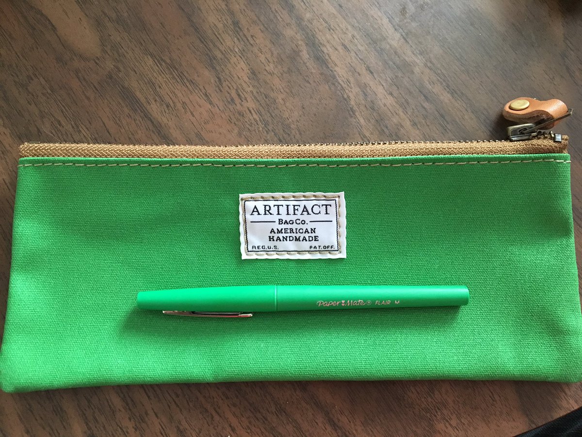 DASH_World_Lit's tweet photo. When your new pencil bag matches your favorite grading pens PERFECTLY. #teachergoals #readyforA'21 https://t.co/9p6RVVRmG7