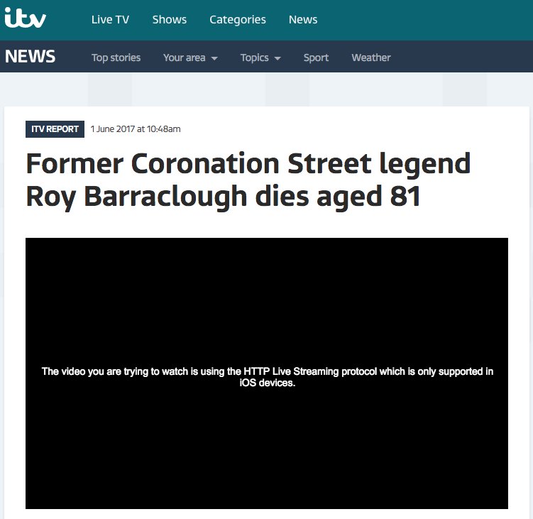 STMdigital's tweet photo. ITV News Website #fail https://t.co/y2lNsDpSg6