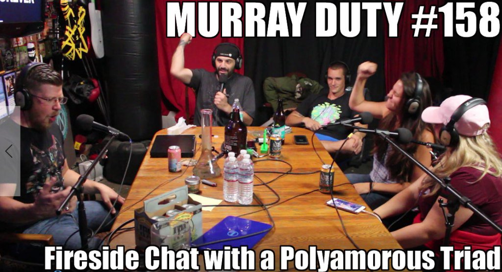 MarkTheMurray's tweet photo. Murray Duty #158 – Fireside Chat with a Polyamorous Triad https://t.co/cXRQHSmjLJ https://t.co/gG3YVVV1CP
