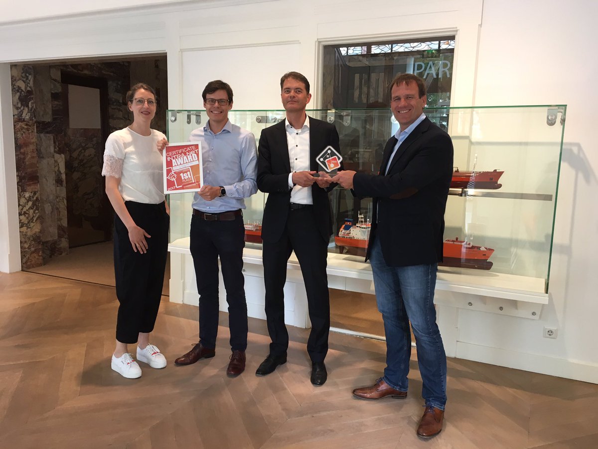 Bescheiden winnaars: "Wat voor ons niet zo bijzonder lijkt, is blijkbaar heel bijzonder." <a href="/AnthonyVeder/">Anthony Veder</a>