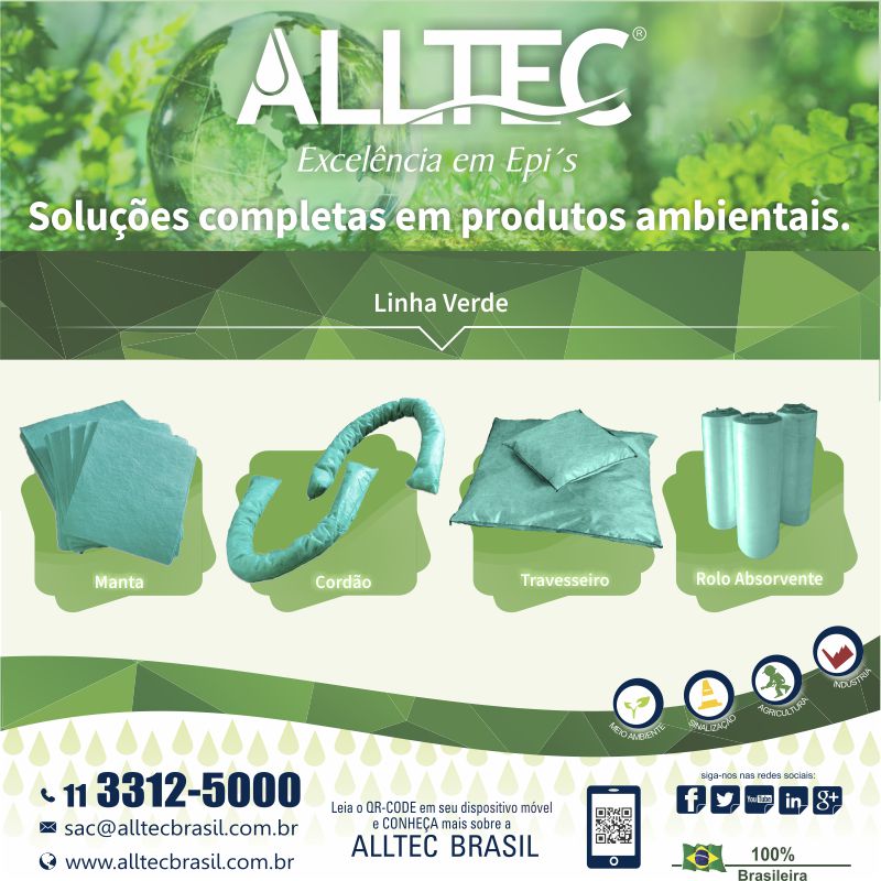 alltecbrasil's tweet photo. Linha Verde de Mantas, Rolos, Travesseiros e Cordões para líquidos agressivos. Perfeita para hospitais, indústrias químicas e laboratórios. https://t.co/aeIhBe543q