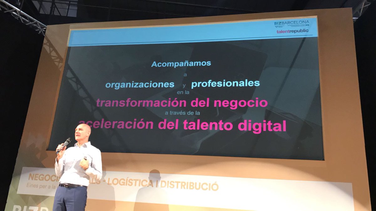 TalentRepublic's tweet photo. ¿Qué papel deben asumir los trabajadores en la transformación Digital? @lucaboer Co-Ceo de @talentrepublic nos lo cuenta en #BizBarcelona17 https://t.co/HWPomcThPH