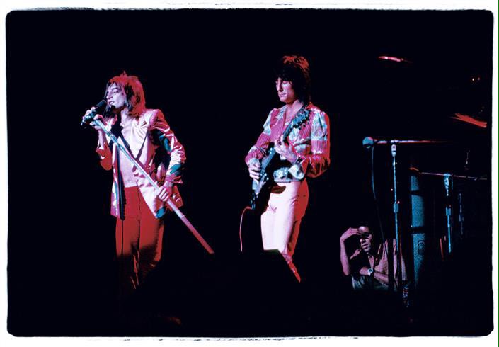 Happy Birthday Rod Stewart and Ron Wood, Fillmore East, February, 1971 by Amalie R. Rothschild 