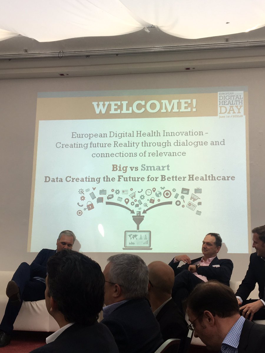 M_E_Behm's tweet photo. The European Digital Health Day starts now in Berlin - very interesting agenda with lots of #DigitalHealth experts :) #EDHD2017 https://t.co/nWebYJcUkb