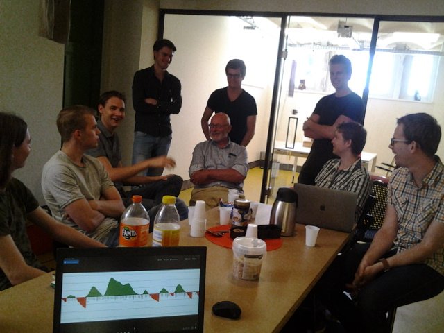 HanzeNet's tweet image. 1ste @HanzeNet meeting met gehele team i.d. "nieuwe" @DEGasfabriek  #Visualisatie #energiedata huishoudens vanuit de #blockchain - #@SoCool