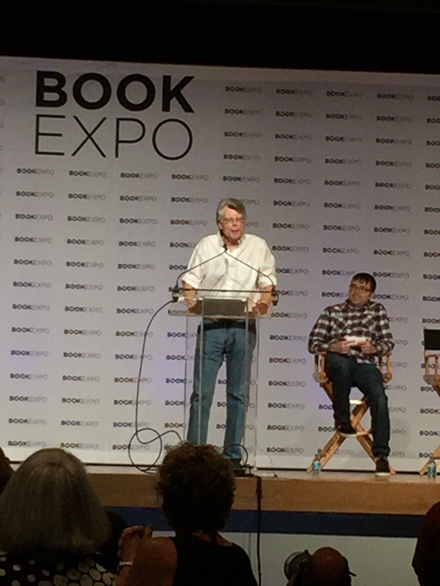 kissedbyink's tweet image. Bucket list has a new check mark. @StephenKing #bookexpoamerica #StephenKing