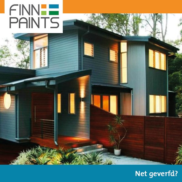 Finnpaints's tweet photo. Net geverfd? In de Finnpaints verfshop vind u alle benodigde producten voor het onderhoud van uw houten huis.

https://t.co/ELYGjkXQFe https://t.co/fU239Wa8tc