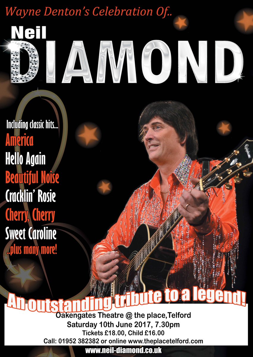 Neil_Diamond_UK's tweet photo. On 10th June join @Neil_Diamond_UK @TelfordTheatre #Oakengates #Shropshire for a night of #Jazz. @TelfordWhatsOn #Telford @telfordlive https://t.co/zYxVJZeFAg
