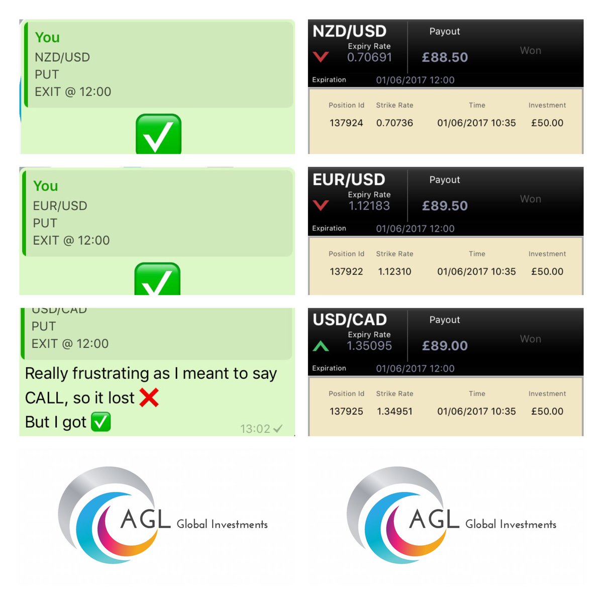 AGL_Global's tweet photo. 2/3 on trades today, small profit... But profit is profit. If we can earn a little a lot we are happy 🤙 https://t.co/meKY7buuhv