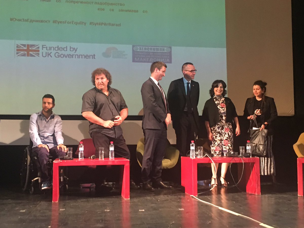 UNICEFMK's tweet photo. Thanks to @Helsinshki &amp; @ukinmacedonia for bringing inspiring voices to #Skopje #thisabilty #inclussivesociety https://t.co/96KBa0PzXL