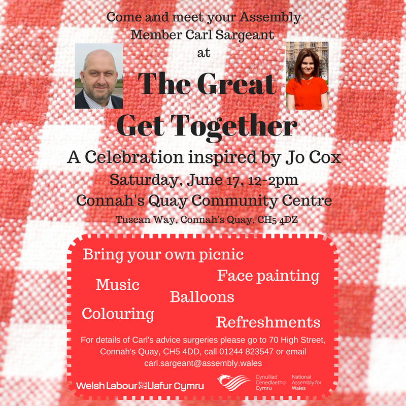 Carl4AandD's tweet photo. Constituents please come to The Great Get Together in the spirit of Jo Cox and celebrate all we have in common! June 17 12-2pm https://t.co/vtYsCJVh2g