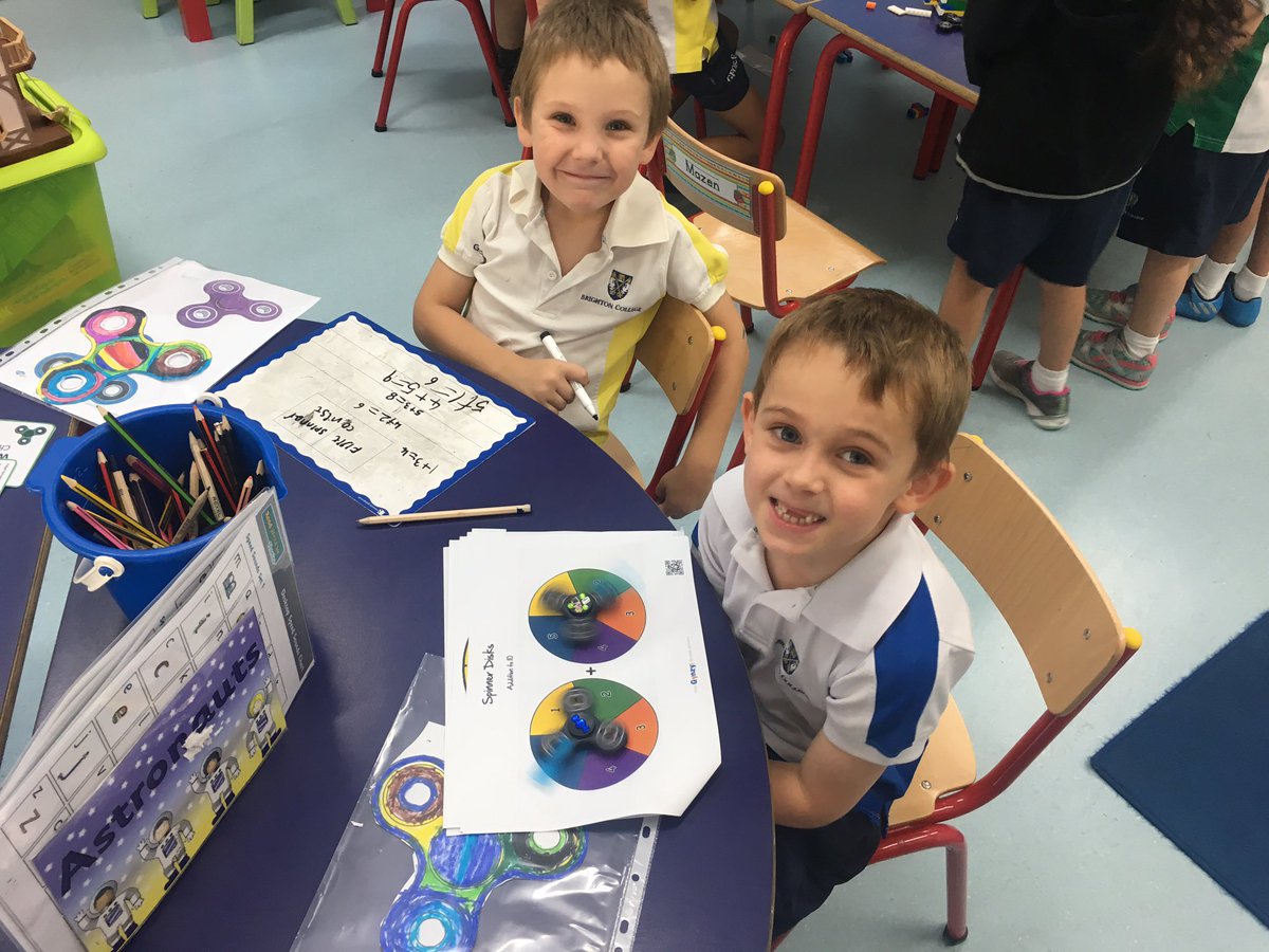 BCADyear1's tweet photo. Using fidget spinners to complete some fun Maths activities today! #BCADyr1 #BCADCreativity https://t.co/NMoSRvrkQ9