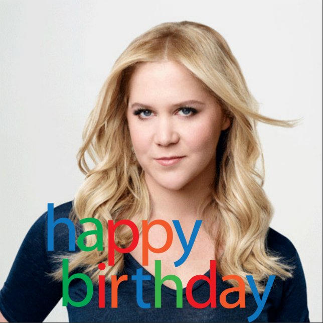 Happy Birthday to Amy Schumer  