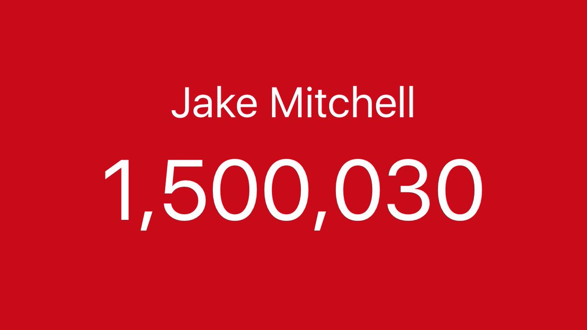JakeJMitchell's tweet photo. Jeeez, you are incredible! Thanks for everything ☺️❤ https://t.co/o4kSUzuqLp