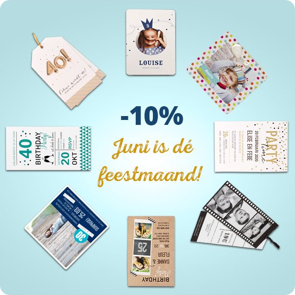 tadaaz_be's tweet photo. Juni is feestmaand bij Tadaaz 🎉! 10% korting op het volledige feestassoritment - code: FEEST10 https://t.co/eKSLWEUyH3 https://t.co/FAjI6F6AfH