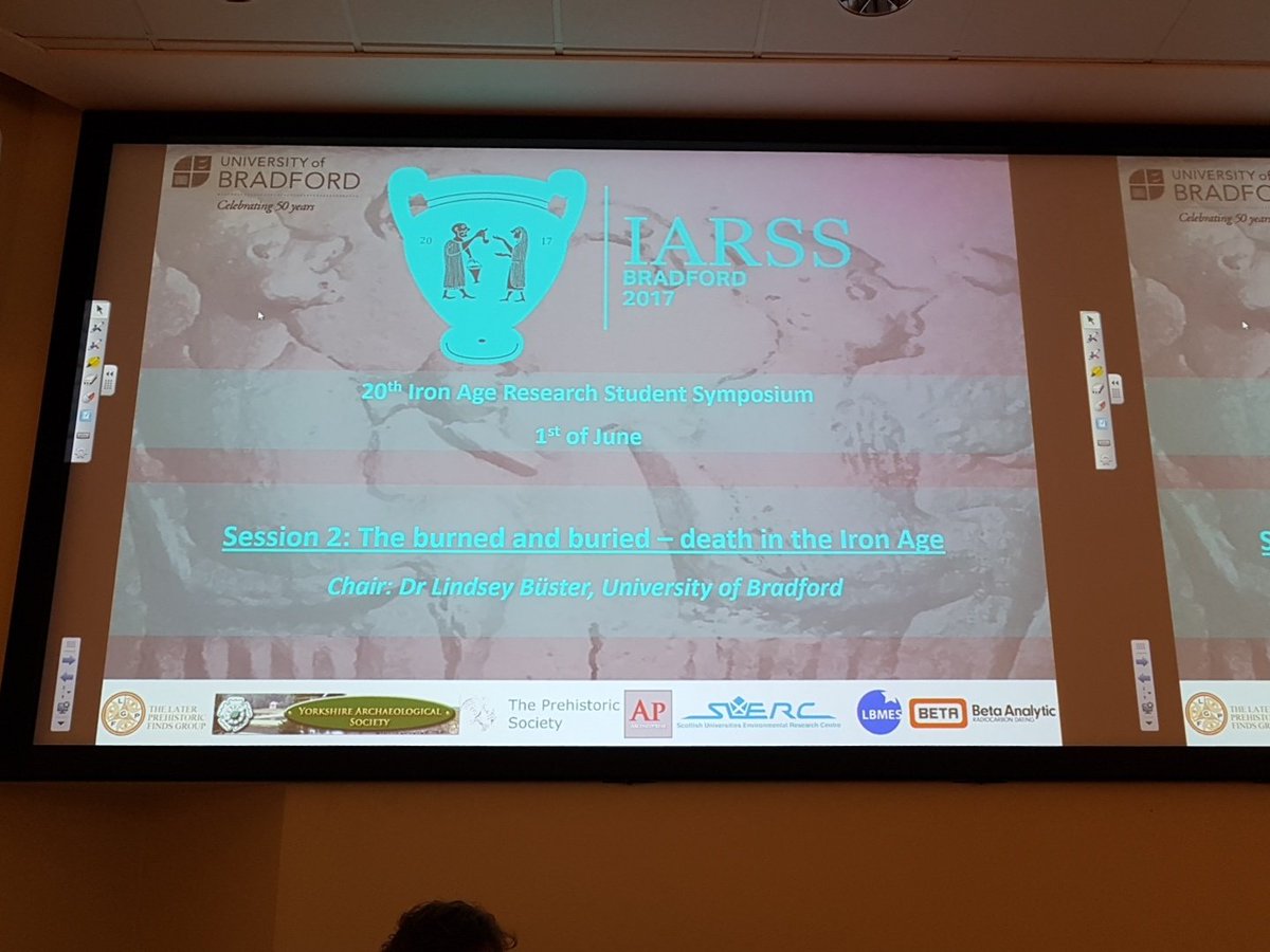 IARSS2017's tweet photo. Gearing up for our second session on death in the #IronAge this afternoon! https://t.co/qWzX9rk974