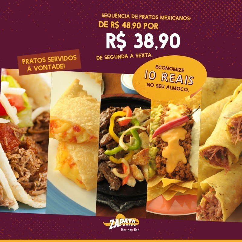 ift.tt/2qF5EO9 Tá pensando em economizar no seu almoço, saboreando um autêntico rodízio mexicano? ;) O Zapata Centro Cívico ofere…