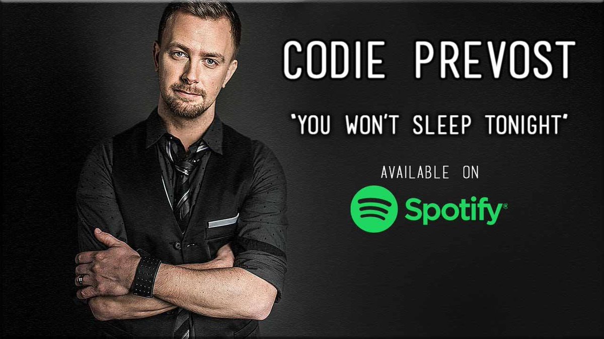 codieprevost's tweet photo. Plse consider adding my new song to your @Spotify playlist. Canada: Spotify: https://t.co/XUJ2Kd9O0O
USA: Spotify: https://t.co/taC4b6Oe5k https://t.co/Z6dK77fAbt