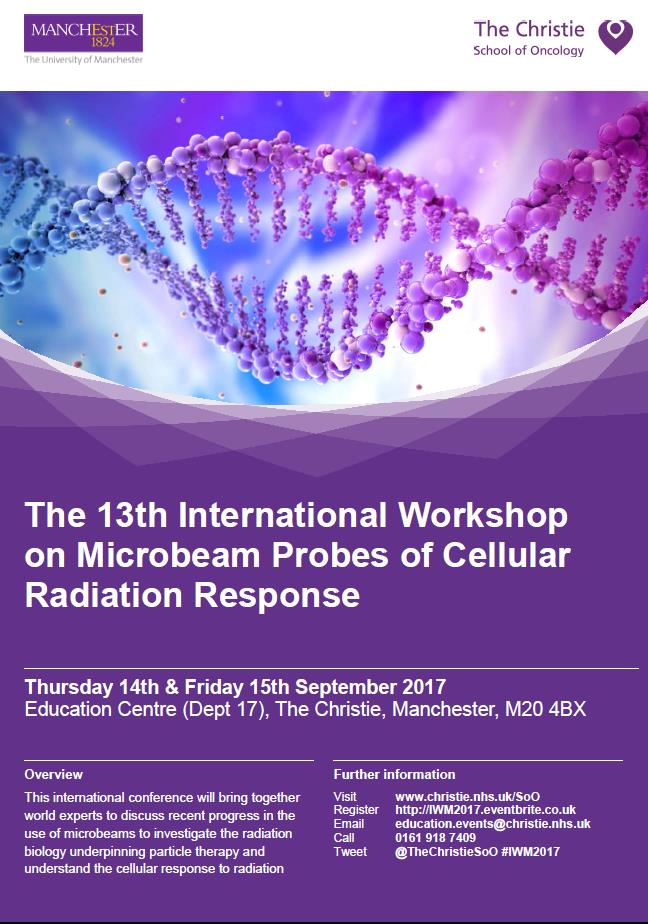 CICEManchester's tweet photo. Bringing world experts together, discussing progress in use of #microbeams to investigate #radiation #biology underpinning #particle therapy https://t.co/ZnJKJzpDDd