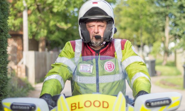 H4BEurope's tweet photo. This biker’s on a mission.  #blood #ridervolunteer  https://t.co/7wzjJ4h1H9 https://t.co/Tf4lb1Bsqx
