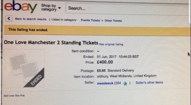 PeteCityPrice's tweet photo. IT BEGINS #ManchesterBenefitConcert THEY ARE PARASITES MAKING MONEY OUT OF DEAD PEOPLE THE POLICE SHOULD STOP IT SO ANGRY #manchesterbomb https://t.co/ftbGqmAZqO