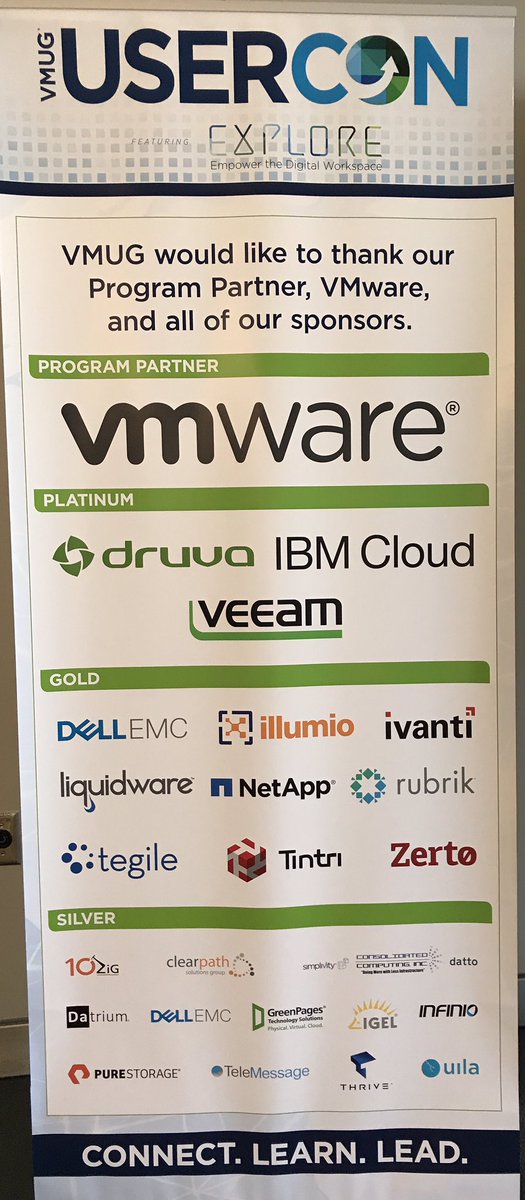 utollwi's tweet image. Super thank you goes out to the sponsors of #VMUGusercon &amp;amp; organizers @steveathanas @JamesMuellerIT @VMSpot @BostonVMUG