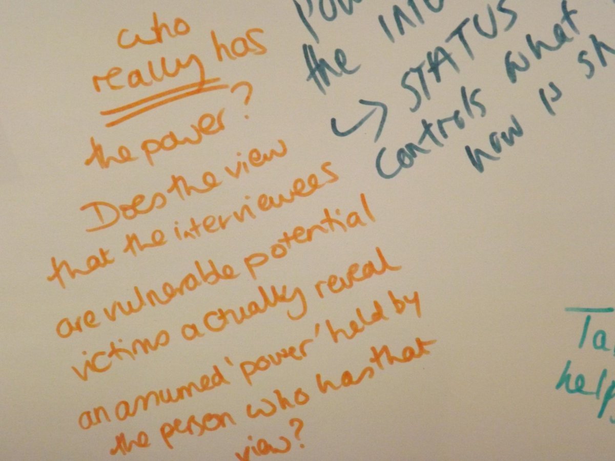 amyhailwood's tweet photo. Our wall of thoughts is getting longer.........#REACT #verbatim #devising #explodingbrains @rxtheatre @RachelMcMurray1 @CatMorefield https://t.co/pmW81t4zUX
