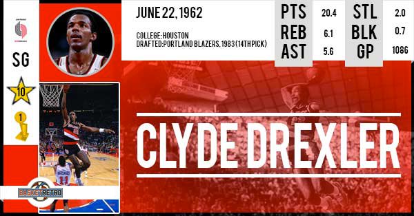 Happy Birthday Clyde Drexler   
