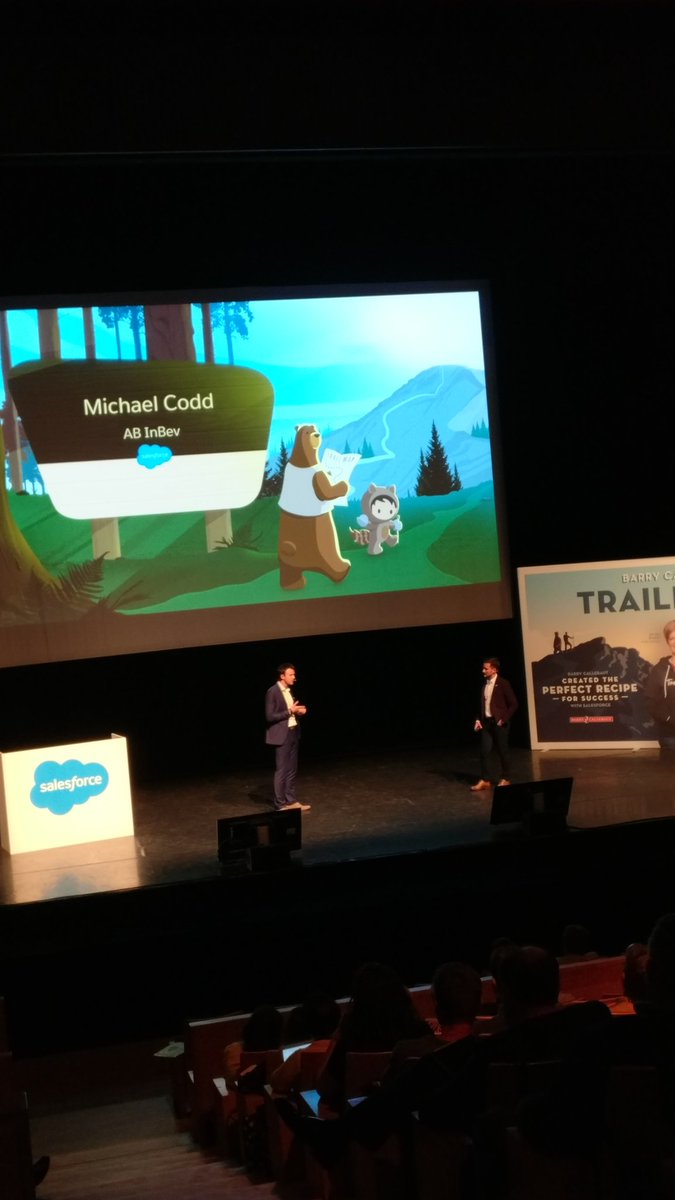 JoachimCorijn's tweet photo. @ABInBev_Dialog  talking about the dream of  1:1 communication with 2 billion people on #SalesforceEssentials https://t.co/wdCBLMMUyN