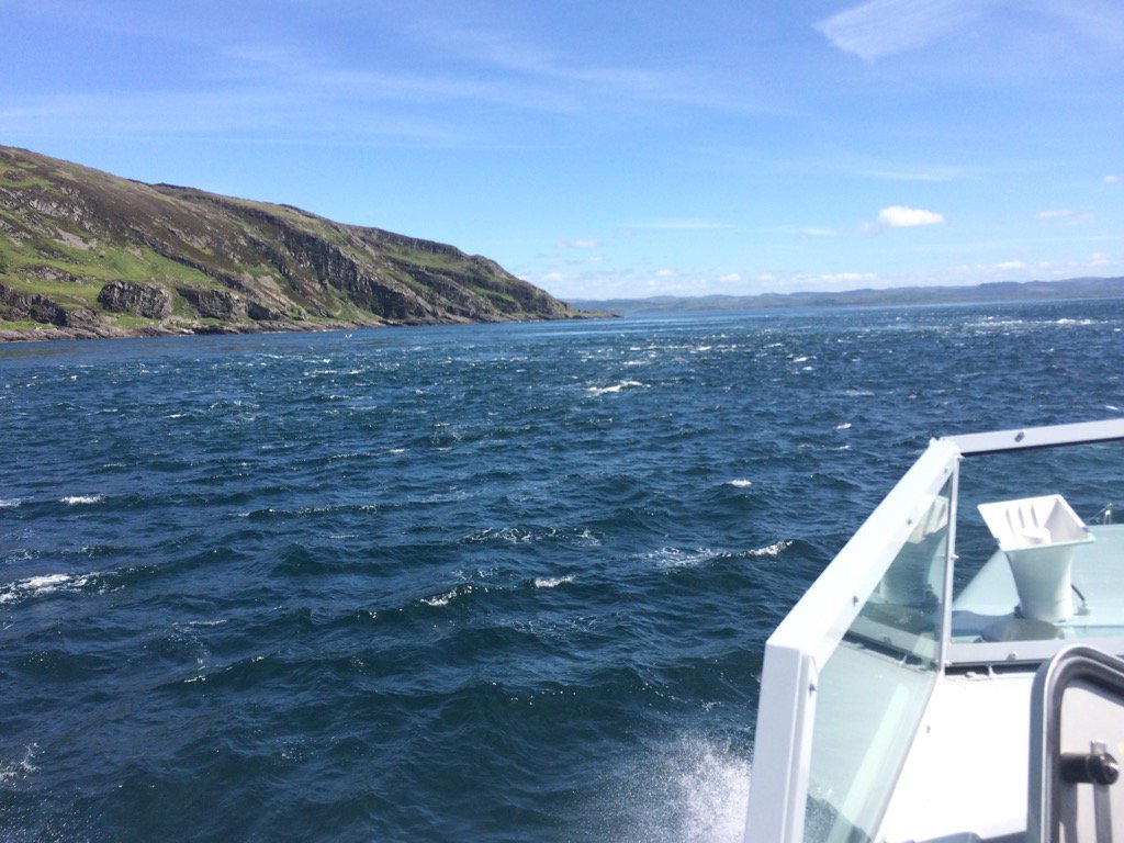 Whirlpools at The Gulf of Corrywreckan ! #HMSTracker