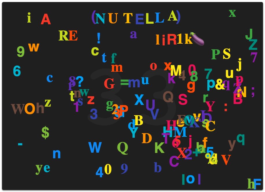 TalkAboutJack's tweet photo. Random people dragging and dropping letters on a board simultaneously. Well done @NutellaGlobal @NutellaUSA https://t.co/AQvjFRDk3V #fun https://t.co/r5zLeZhnYJ