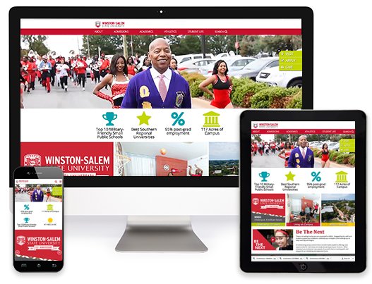 WSSURAMS's tweet photo. The new https://t.co/qWwnUuer1E is LIVE! Fully-responsive, the site includes improved functionality &amp; navigation. #WSSU Check it out... https://t.co/z0euFc9Iao