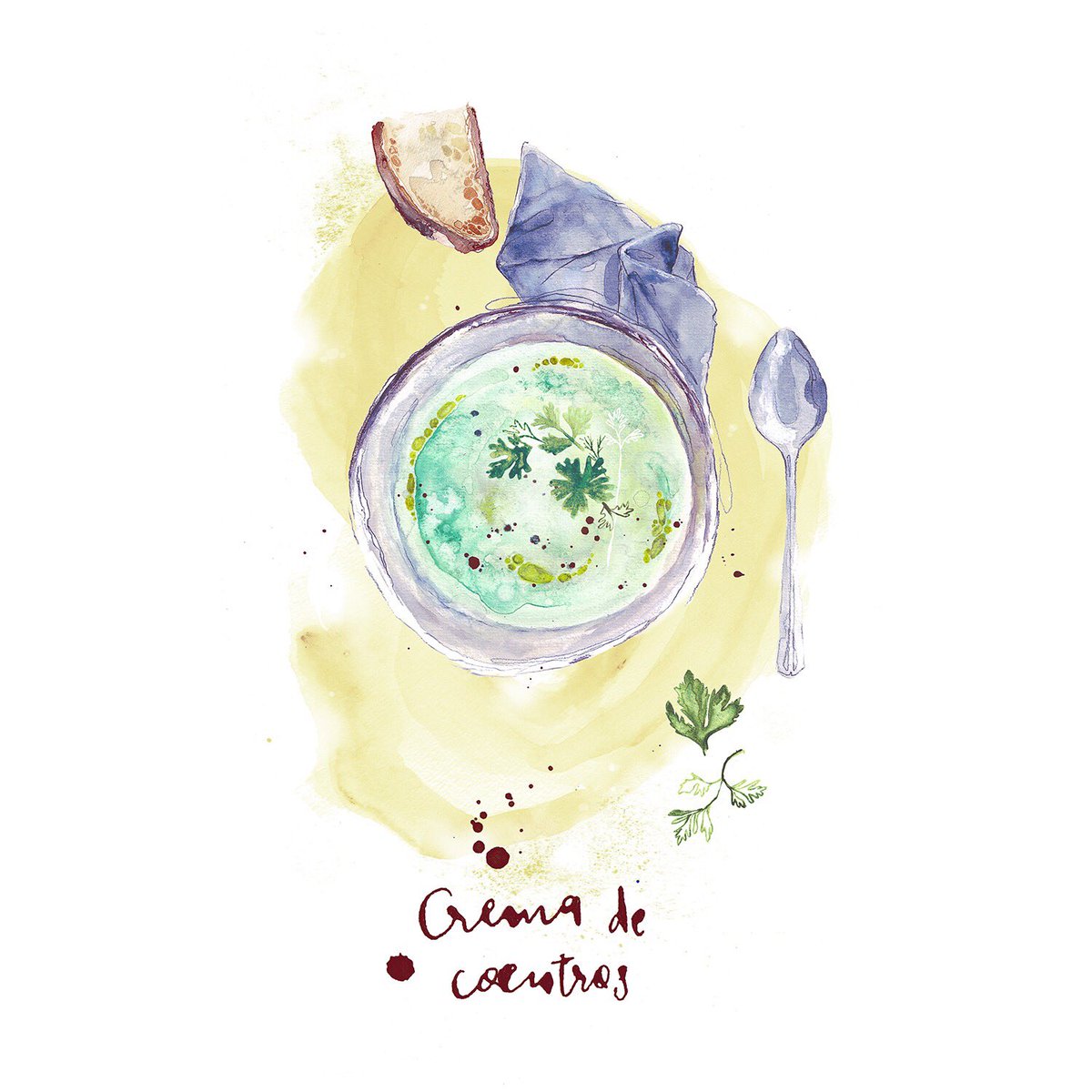 tastemed's tweet photo. Chef António Nobre from restaurant Degust’AR is sharing another Mediterranean recipe with us. This time it's crema de coentros. https://t.co/KVeLPYRr7o