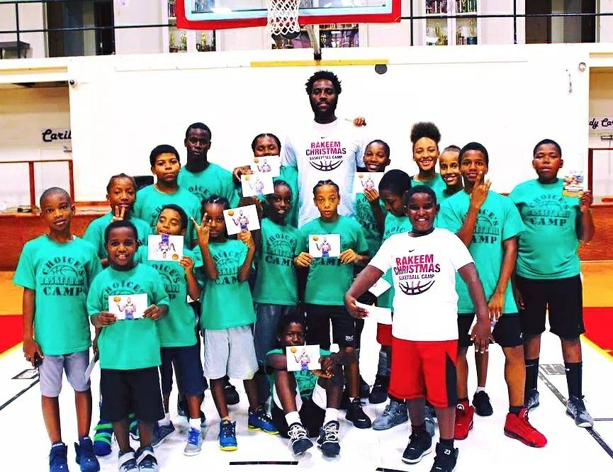 rxmasfoundation's tweet photo. "Don't give up on the youth. I am where I am today because people believed in me." - #RakeemChristmas #rxmasfoundation #xmasinjuly #usvi https://t.co/3PlnDMoMRI