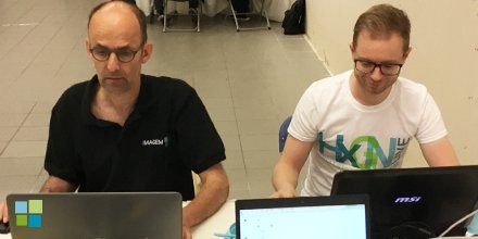 ImagemNL's tweet photo. We’re at @almere  today participating the #cityanalytics challenge to help turn visitor flow at shopping malls in data intelligence. https://t.co/mC2aW72ZXg
