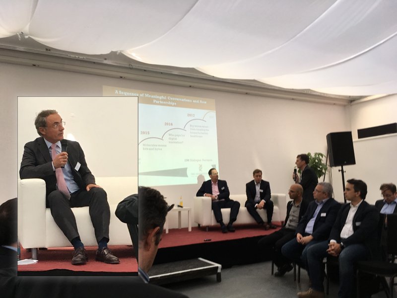 BARMER_Presse's tweet photo. Straub: "Die BARMER will mehr über neue disruptive Lösungen lernen und ist bereit, die Entwicklung in Deutschland voranzutreiben." #EDHD2017 https://t.co/7U9Vm9rNmm