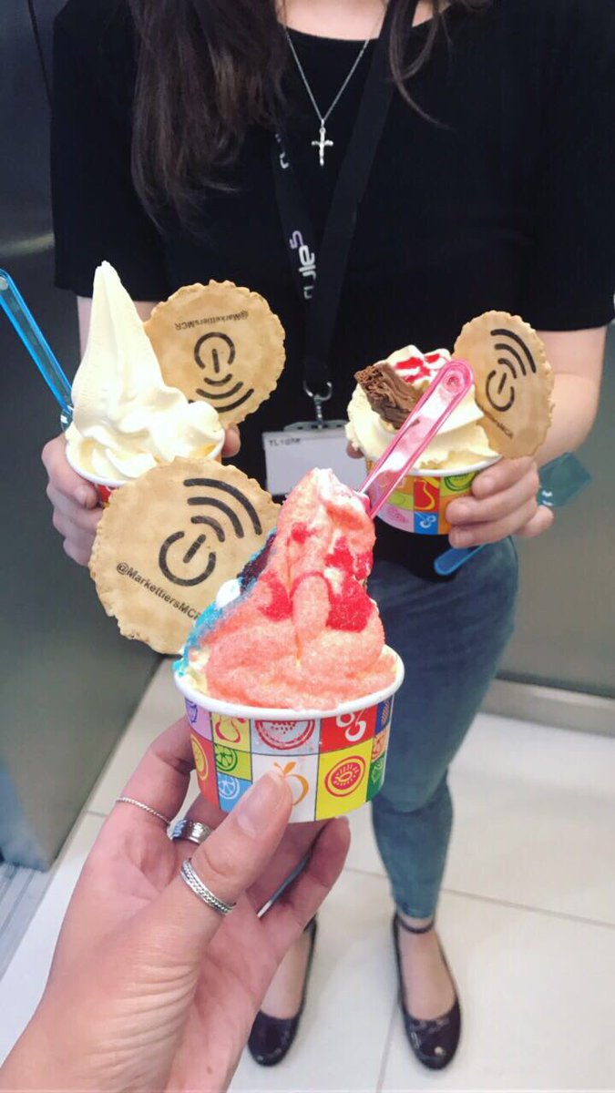 Thank you <a href="/MarkettiersMCR/">Markettiers MCR</a> for this surprise treat! You've made our day! 🍦 #icecreamdream