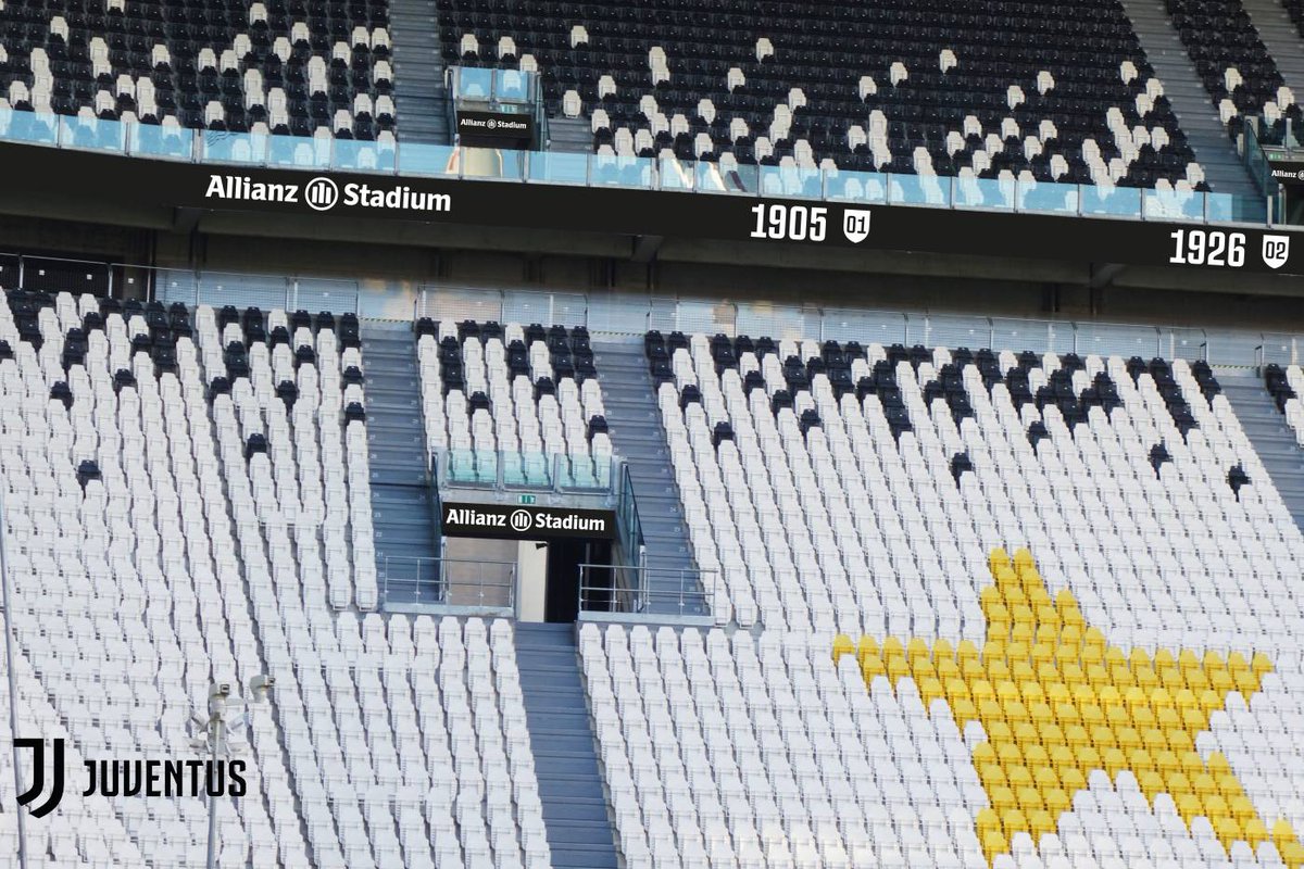 juventusfc's tweet photo. Dal 1° luglio la casa bianconera cambia nome. Chiamatelo Allianz Stadium ⚪️⚫️ https://t.co/Bw7GaW57TQ https://t.co/y4bajHd1mB