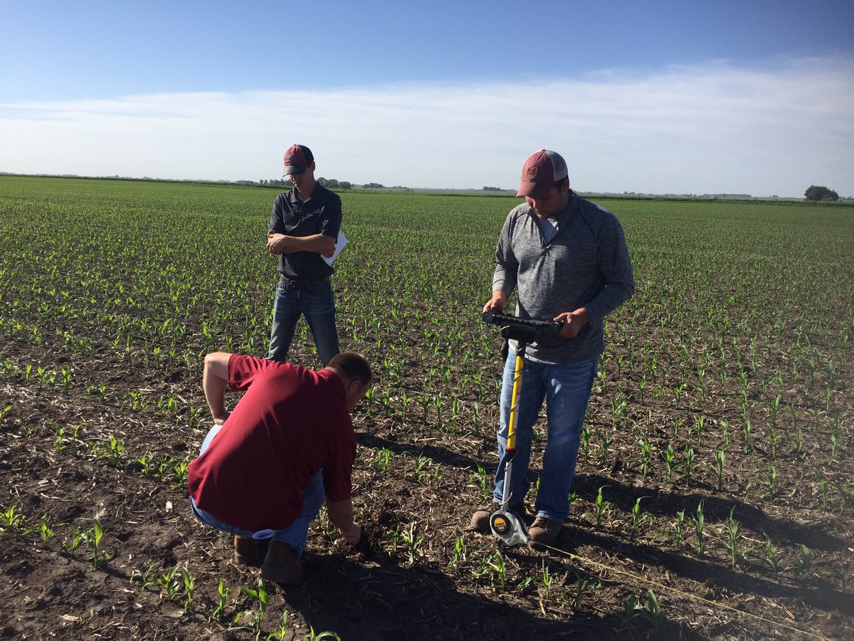 GrandinJohn's tweet photo. Checking plant population and singulation with a Precision Planting Pogo Stick. #plant17 #fsseed #ncfs1 https://t.co/A7jKFgXFaO