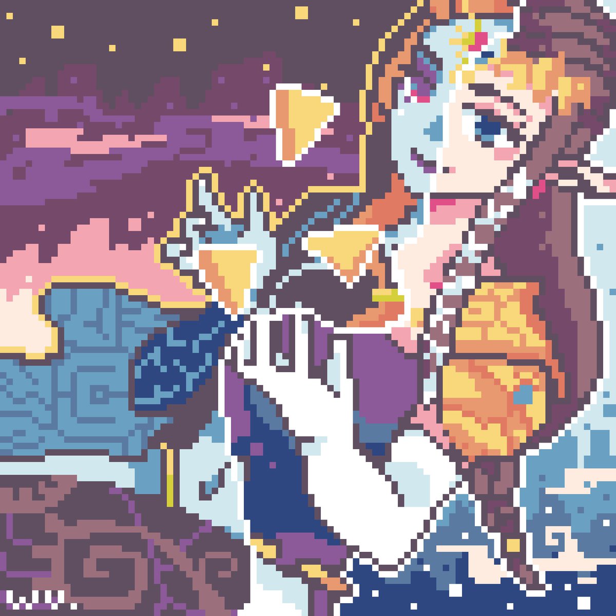 ___wulongcha's tweet photo. 黄昏の姫と光の姫
#dotpict #ゼルダの伝説 https://t.co/HmuEOiHT7D