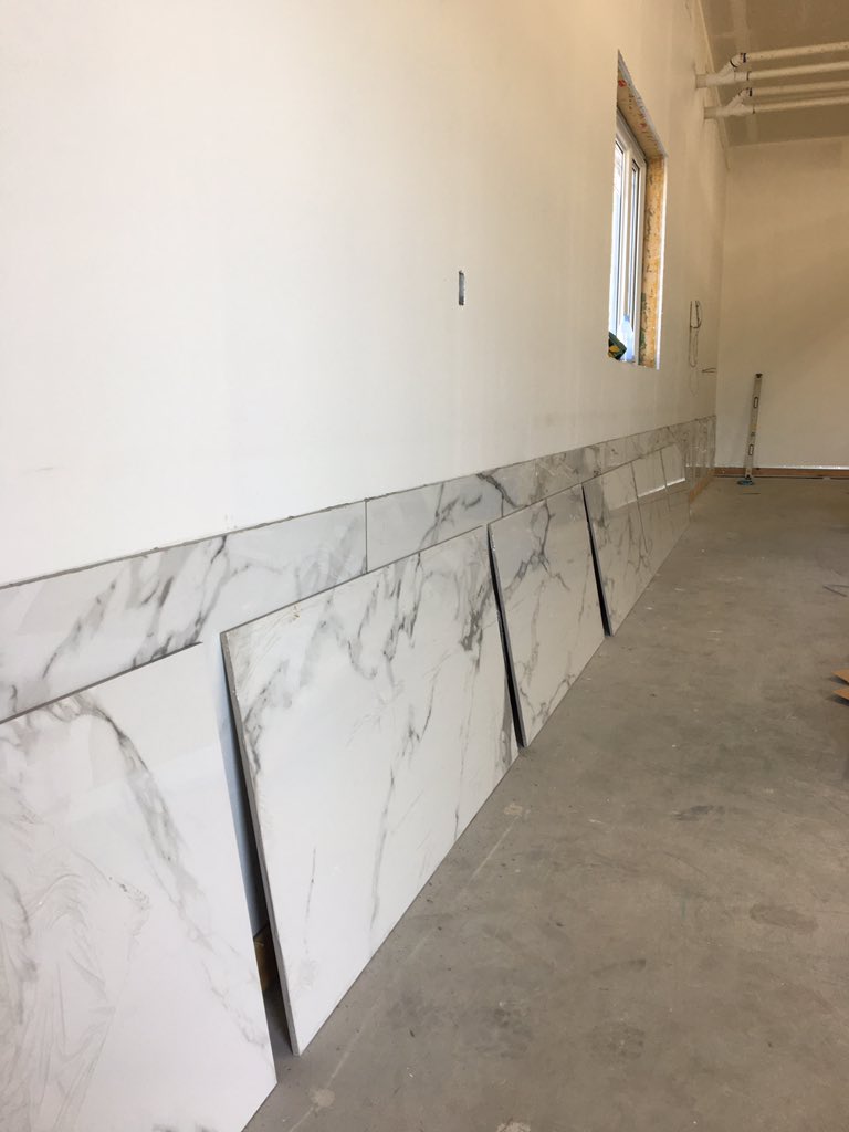 _AndyHofer_'s tweet photo. First time putting in tile #nevertoooldtolearn #cominalong https://t.co/w9mPPDvrCU