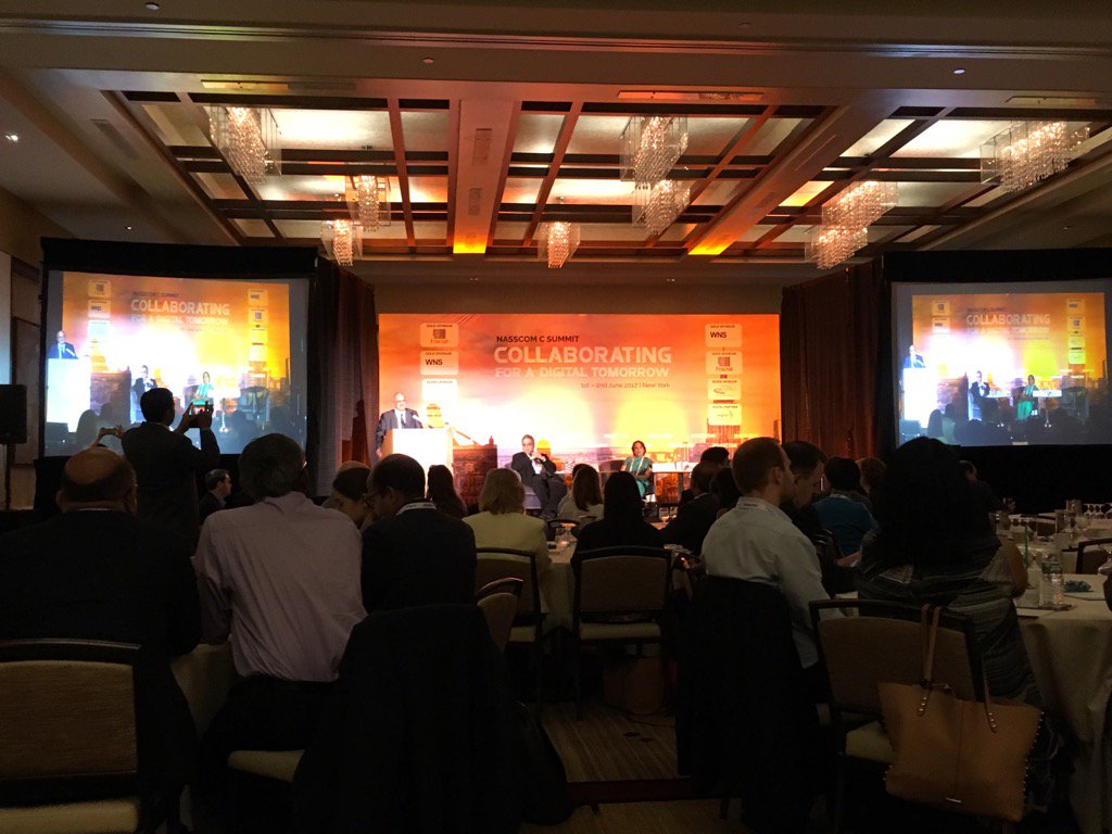 sushraj's tweet photo. #nasscomCsummit #nasscom collaborating for a digital tomorrow. Nasscom's first C Summit in New York City https://t.co/vJgVhewX35