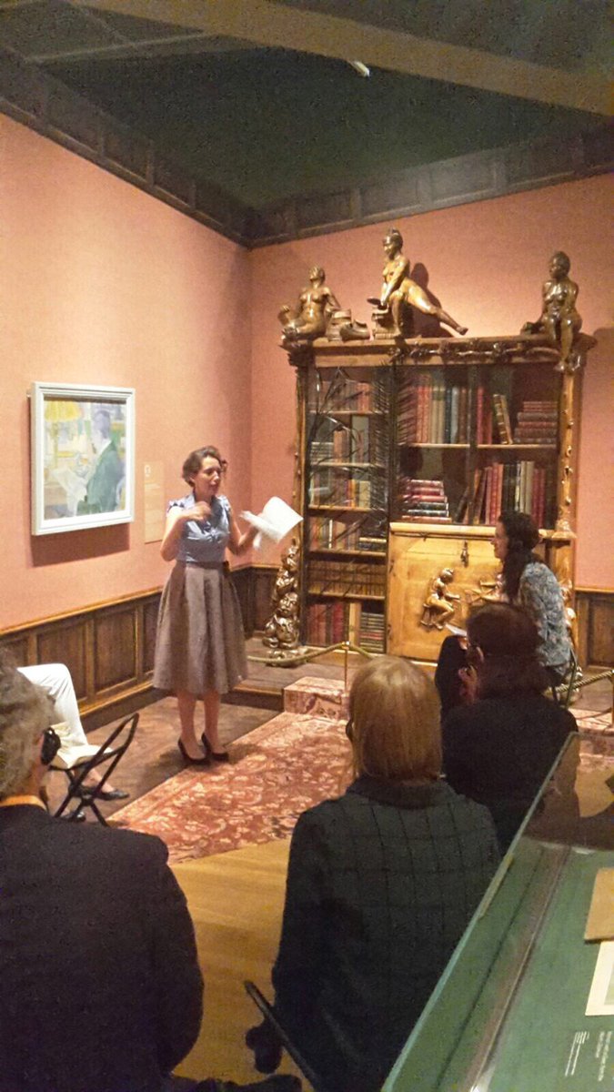 vangoghmuseum's tweet photo. Surrounded by art! Art historian Natalia Vieyra gives a talk at #PrintsinParis at our print scholars Expert Meeting.
https://t.co/KIXpCVyUu6 https://t.co/4qMXaXdvJt