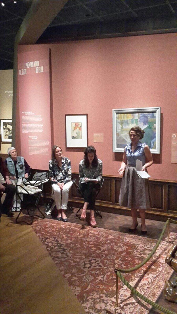 vangoghmuseum's tweet photo. Surrounded by art! Art historian Natalia Vieyra gives a talk at #PrintsinParis at our print scholars Expert Meeting.
https://t.co/KIXpCVyUu6 https://t.co/4qMXaXdvJt