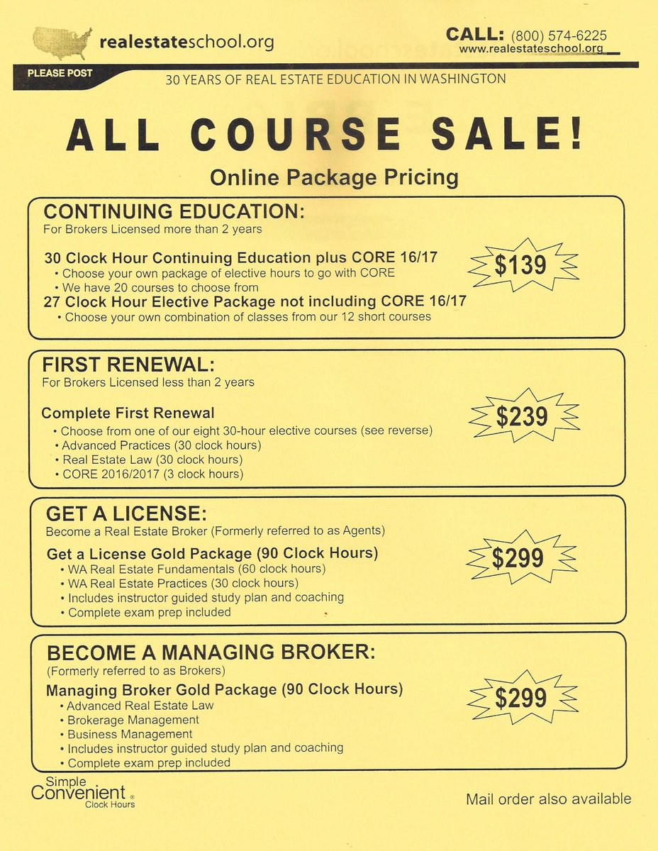 Footworkexpress's tweet photo. Real Estate Courses Online #REClasses #RESchool #realestateschool #Washingtonrealestate https://t.co/3Abbv0PUjV